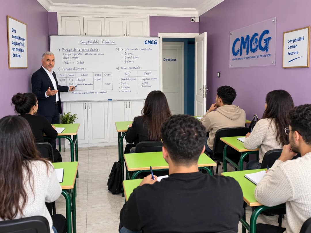 Salle de formation CMCG à Tanger